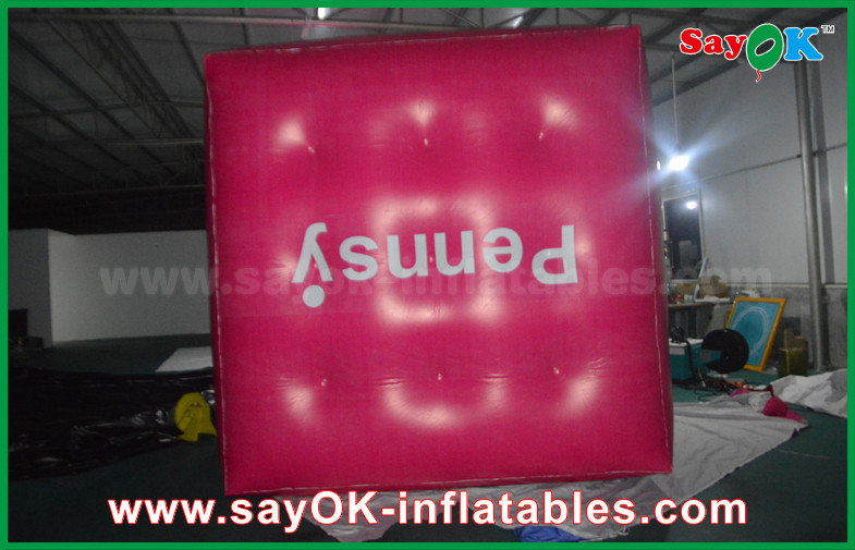 Giant Pinky Inflatable Helium Cube Inflatable Balloon for Promoting