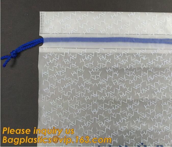 Factory Custom made Environmental PVC clear packaging toy storage handle bag,plastic tote packaging bag with handles fro