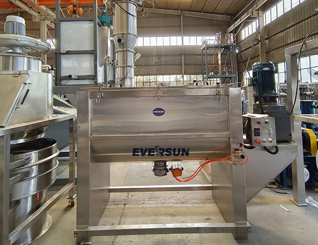 500kg Batch Ribbon Mixer Double Horizontal Helical Ribbon Mixer For Cement Powder