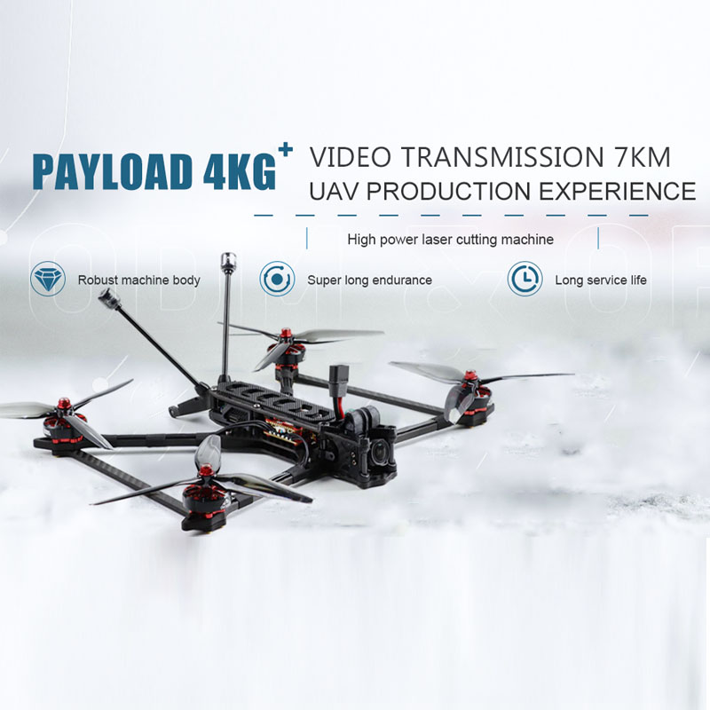 XL10 Inch Analog FPV Racing Drone 4 kg Payload Long Flight Time BNF PNP with Video Transmission Remote Control Long Range Drone