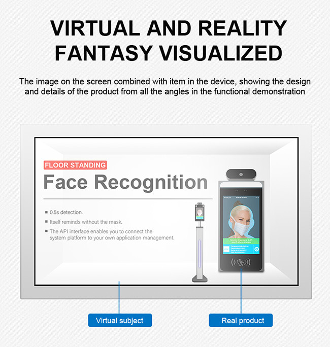 UHD Interactive Translucent LCD Display Android & WiFi Transparent LCD Box