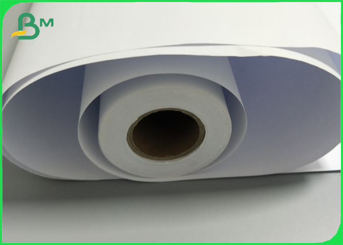 36 Inch 65 Inch 50gsm 55gsm 60gsm CAD Plotter Paper Roll For Garment Making