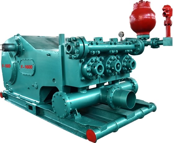 5-1/8" Flange 5000psi Oilwell Triplex Pumps 1600hp Drilling Mud Pump