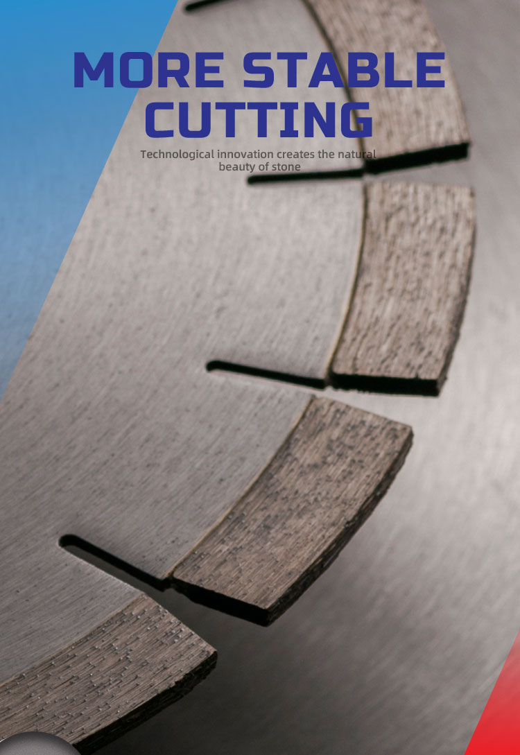 Dry Wet Cutting Laser Weld Diamond Saw Blade Blade Width 2.2-3.2mm High Cutting Speed