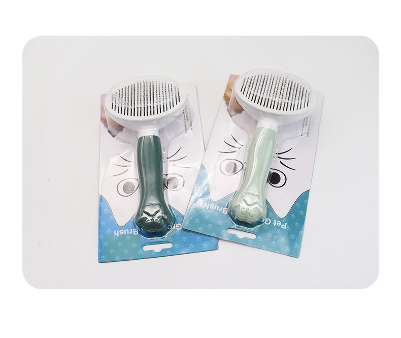 Grooming Pet Comb Brush Cat Paw Pet Hair Remover Stainless Steel Brushes Dog Cats