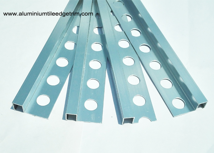 chrome square edge tile trim