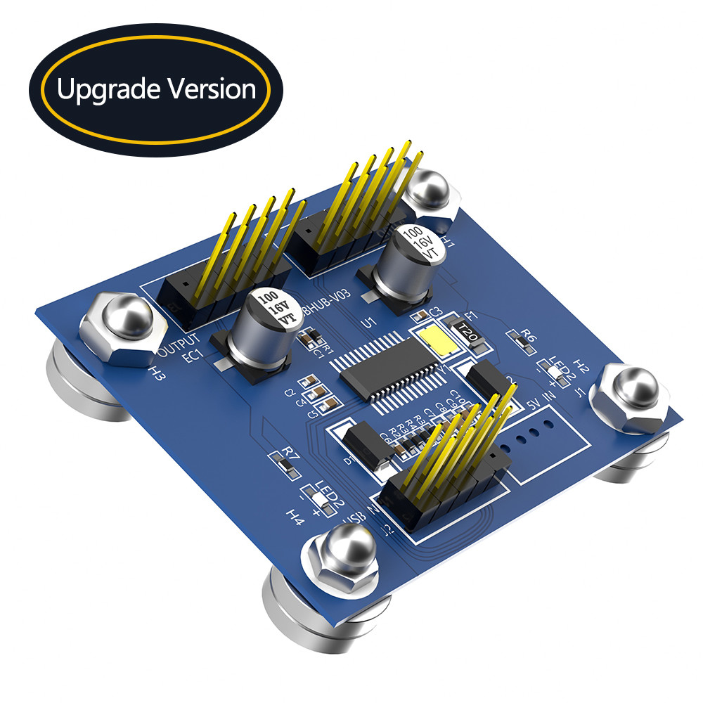 4-Port USB 2.0 Hub with Power LED and Magnetic base