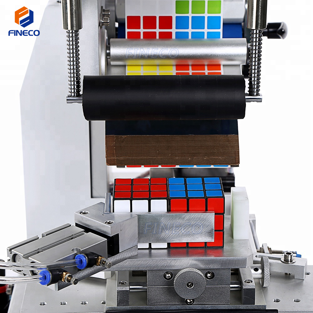 High Precision Electric Driven Type Round Flat Bottle Labeling Machine for Food Cans