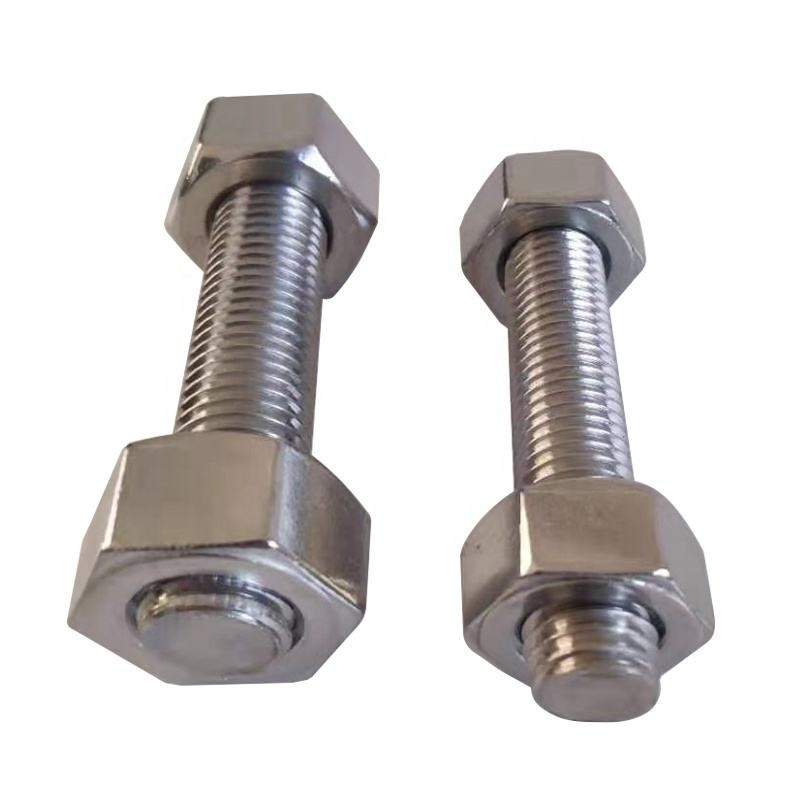 UNC Threaded Stud Bolt Stainless Steel ASME B18.31.2 Full Thread 1 - 1/4" Metric Studs