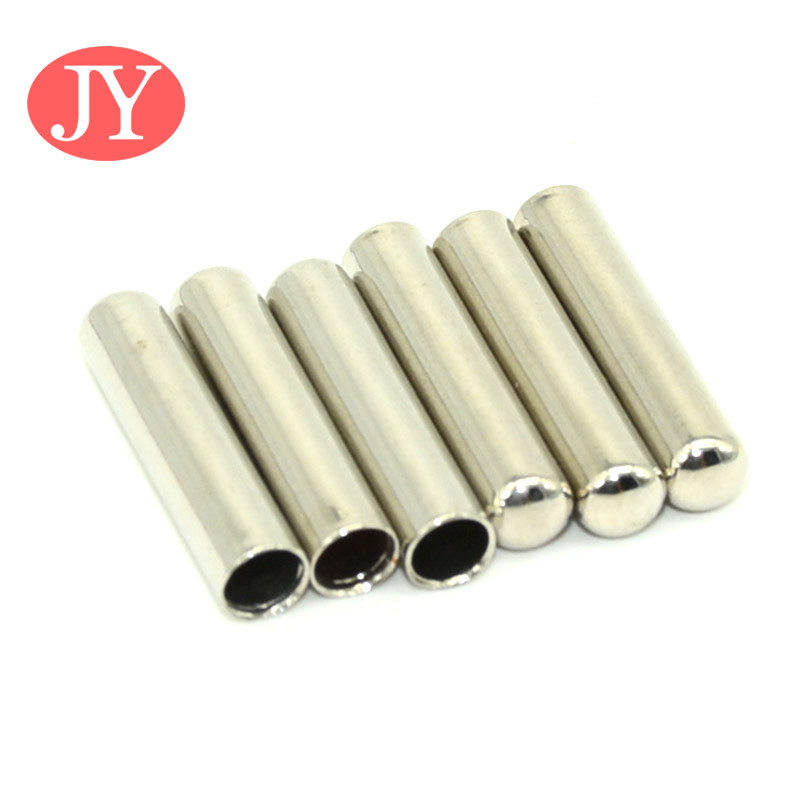 Jiayang 18mm painting matte black metal shoelace aglet