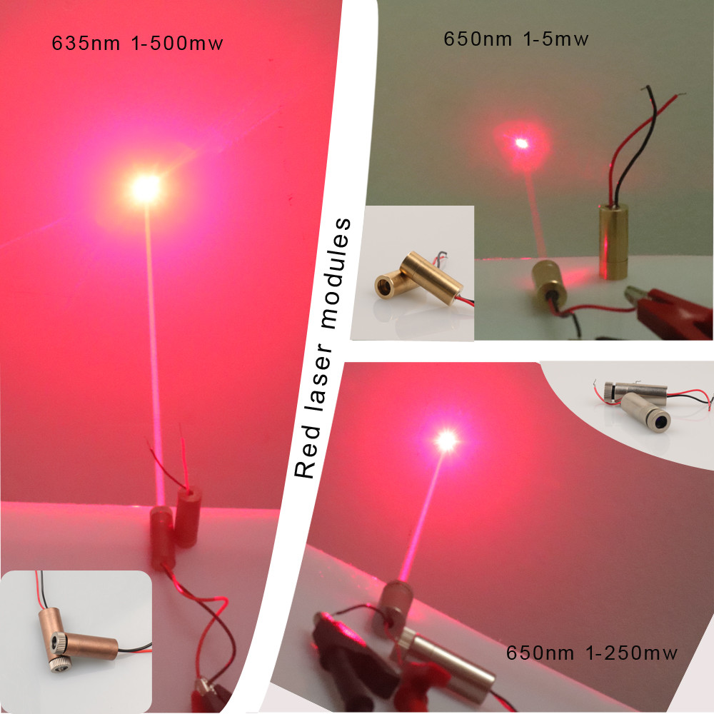 Brass 5V RGB 100mw Green Laser Diode Module