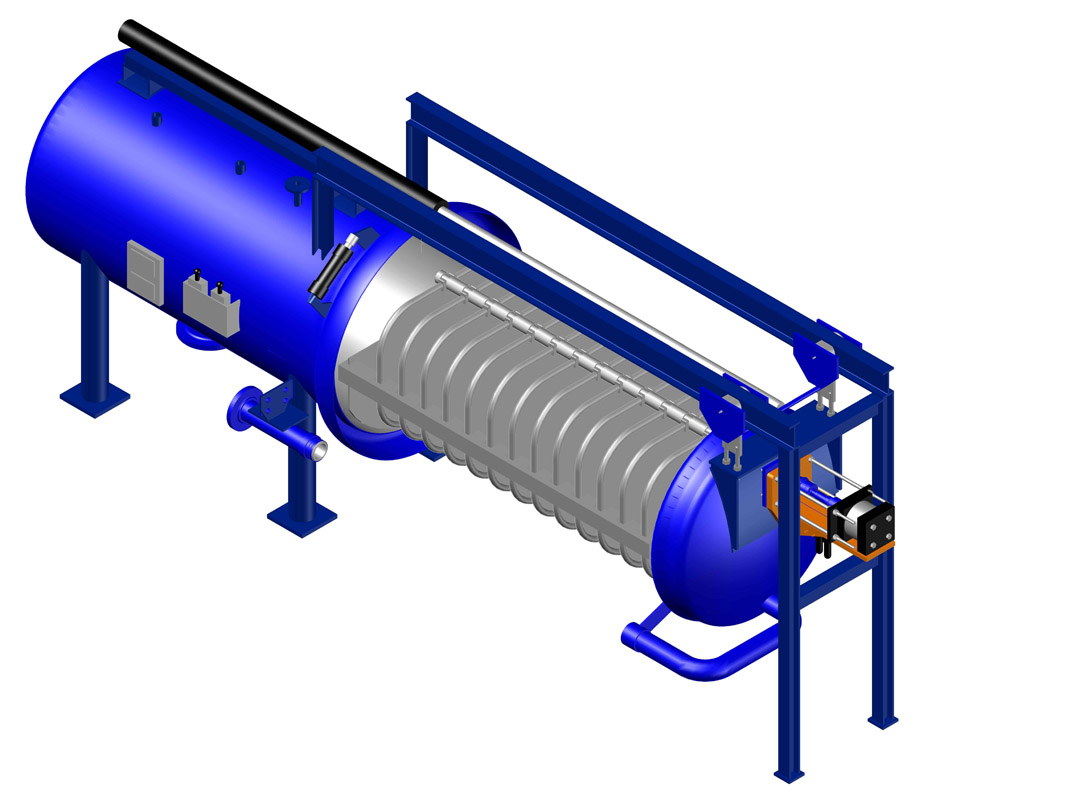 62KG Vertical Pressure Leaf Filter Hotels' Effective Solution