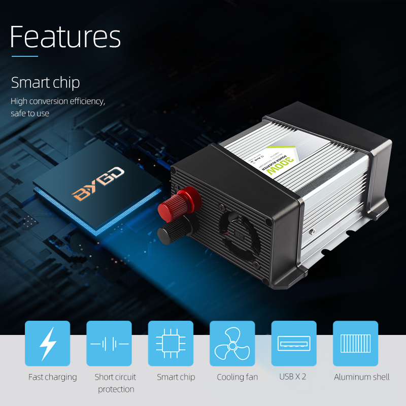 500W Car Inverter Converter For Car Inverters 500W Power Inverter Dc 12V To 110V Ac Car