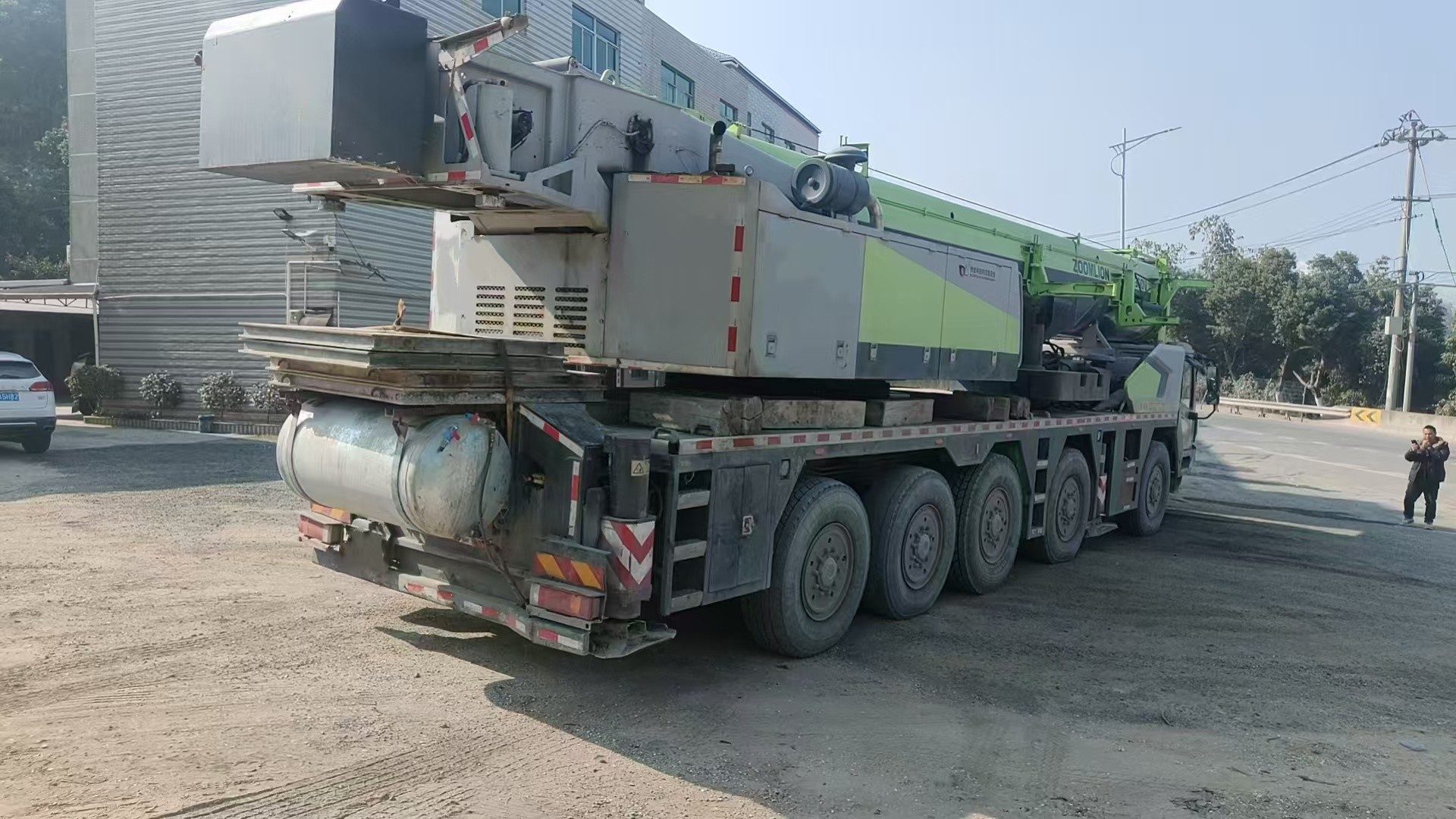 China Zoomlion Construction Lifting Equipment 110t Mobile Truck Cranes Price For Sale