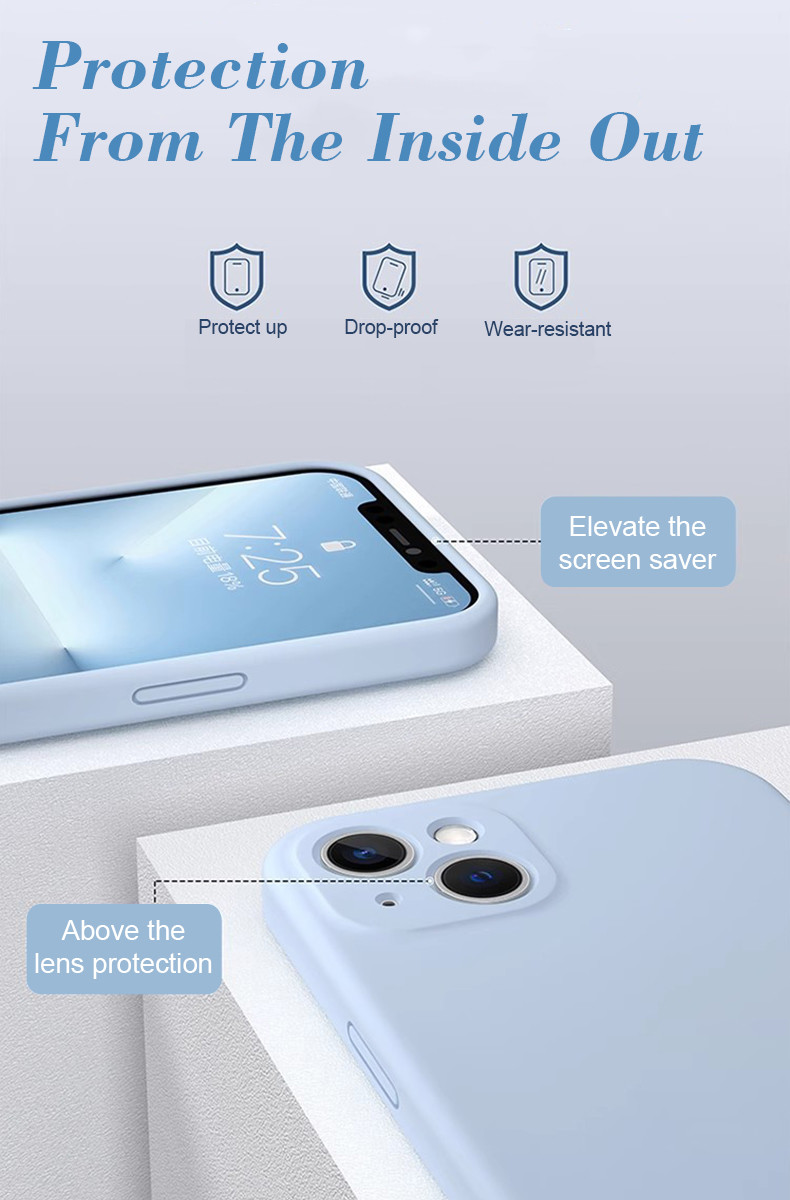 Real Liquid Silicone Mobile Phone Case Waterproof Shockproof For Samsung S24
