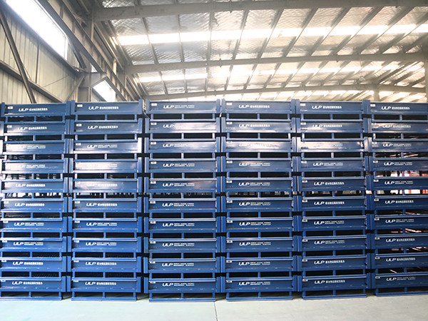 Adjustable Heavy Foldable Steel Stacking Pallet Detachable Metal Storage Tyre Rack
