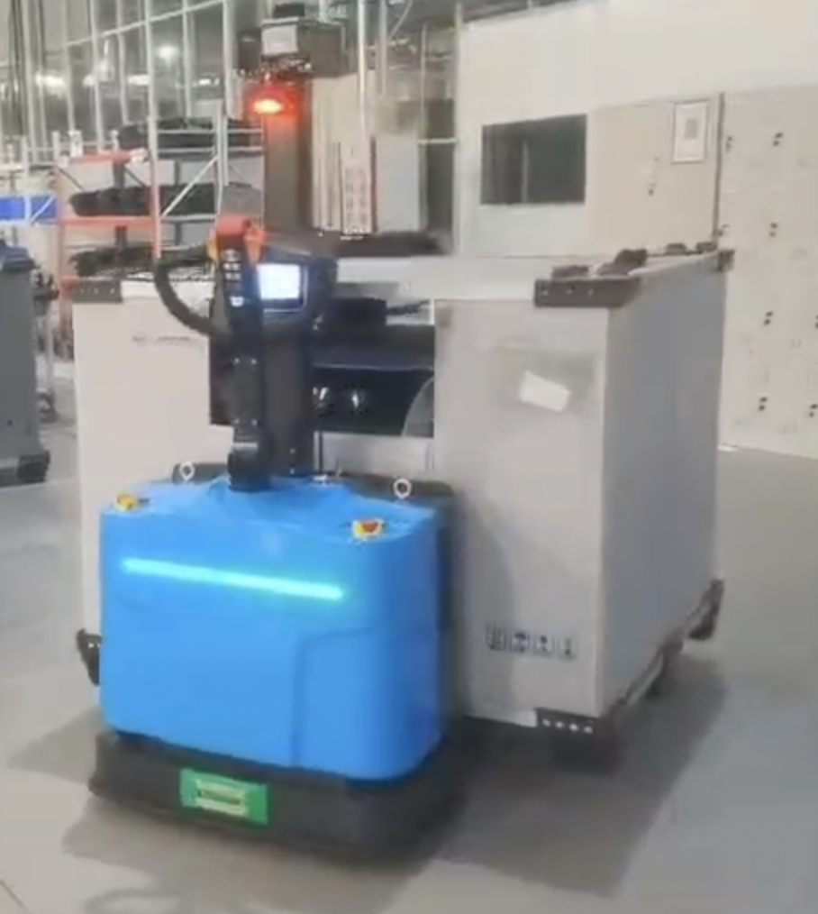 Automated Ground Vehicle 1.5kg Load Laser Collision Avoidance Iron Aluminum Phosphate Battery