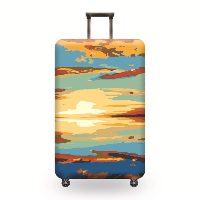 55x40x30cm 30L 5# Zipper Protective Luggage Suitcase Cover