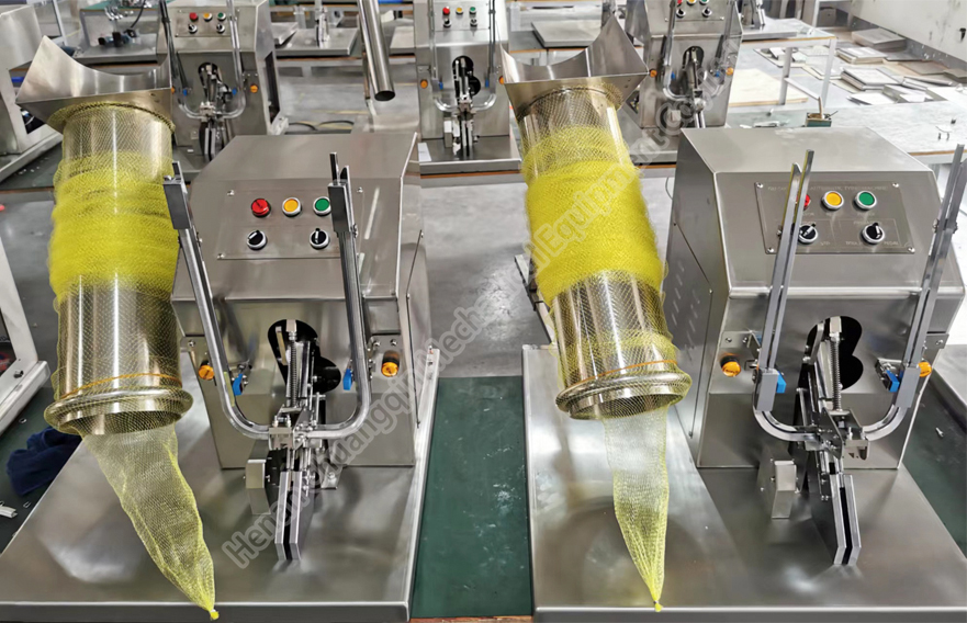 Manual Type Fruit Mesh Bag Packing Machine Fruit Mesh Net Bag Packing Machine Orange Net Bag Packing Machine