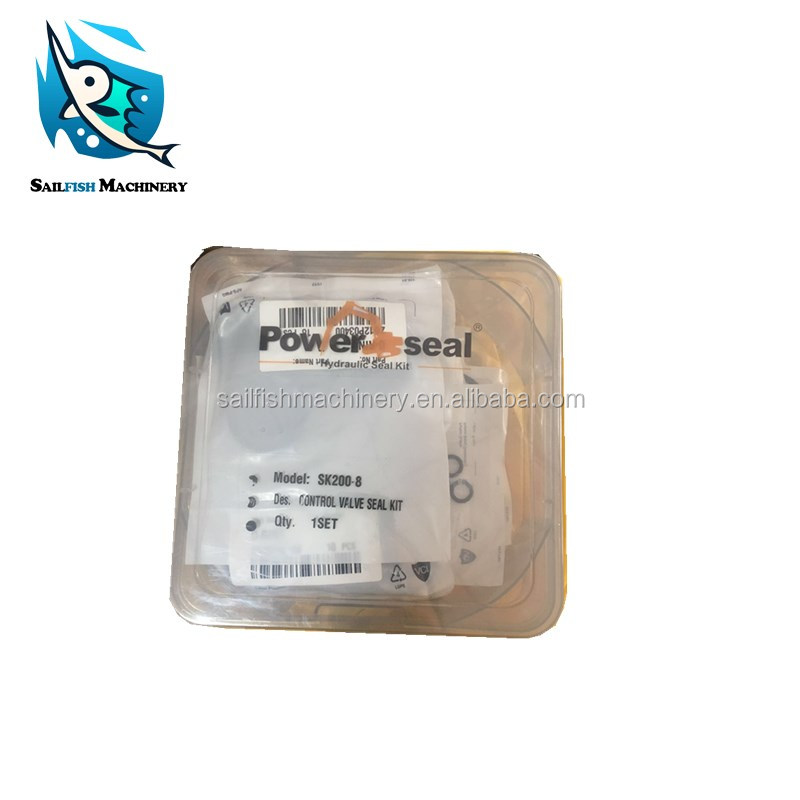 Control Valve Seal Kit Kobelco Excavator Seal Kit Sk200-8