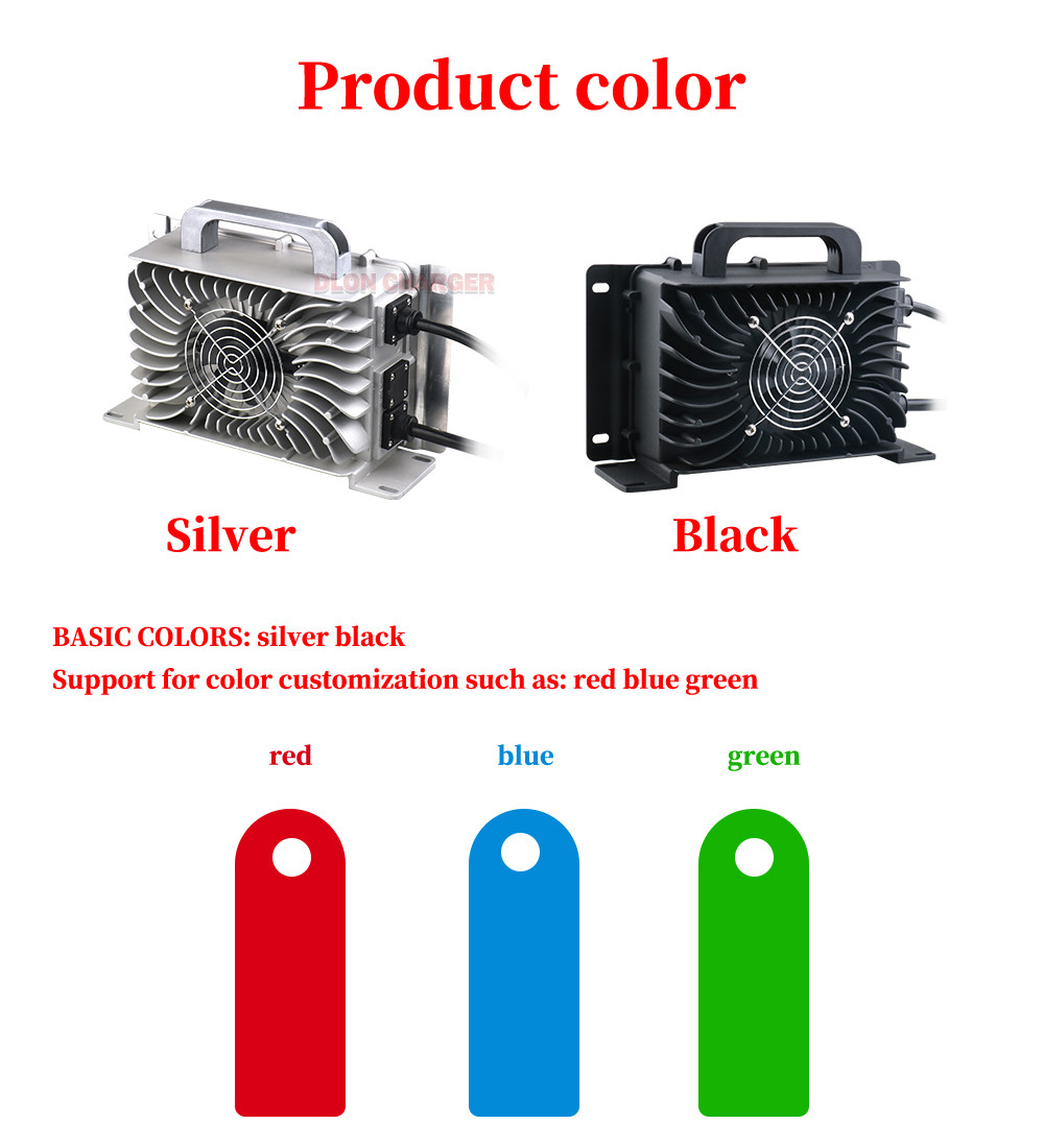 Dlon factory 48 volt waterproof golf cart charger portable waterproof charger 48v 18a 48v 20a with ezgo rxv plug