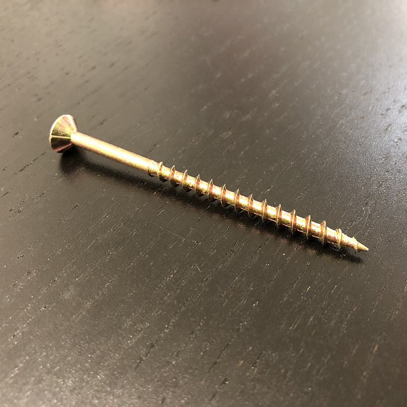 M4.0x75MM Chipboard Screw Partially Threaded Countersunk Flat Head Screws For Wood