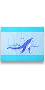 whale beach blanket