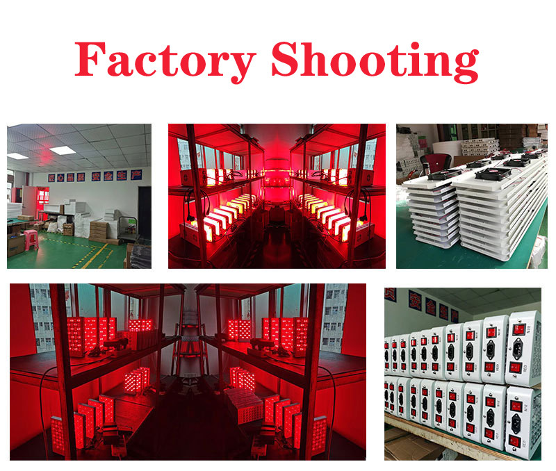Red light therapy Device, 660nm red light and 850nm infrared LED light therapy, with timer and remote control