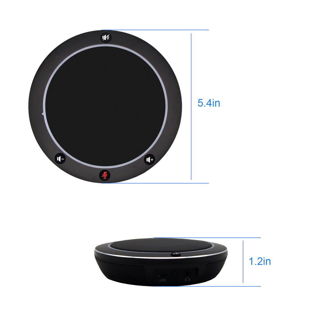High Quality Omnidirectional USB Speakerphone for Conference Meeting Room