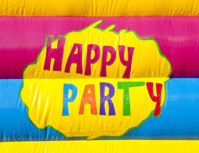 6.3 X 5.0m Colorful Inflatable Clown Bouncy Castle House For Commercial