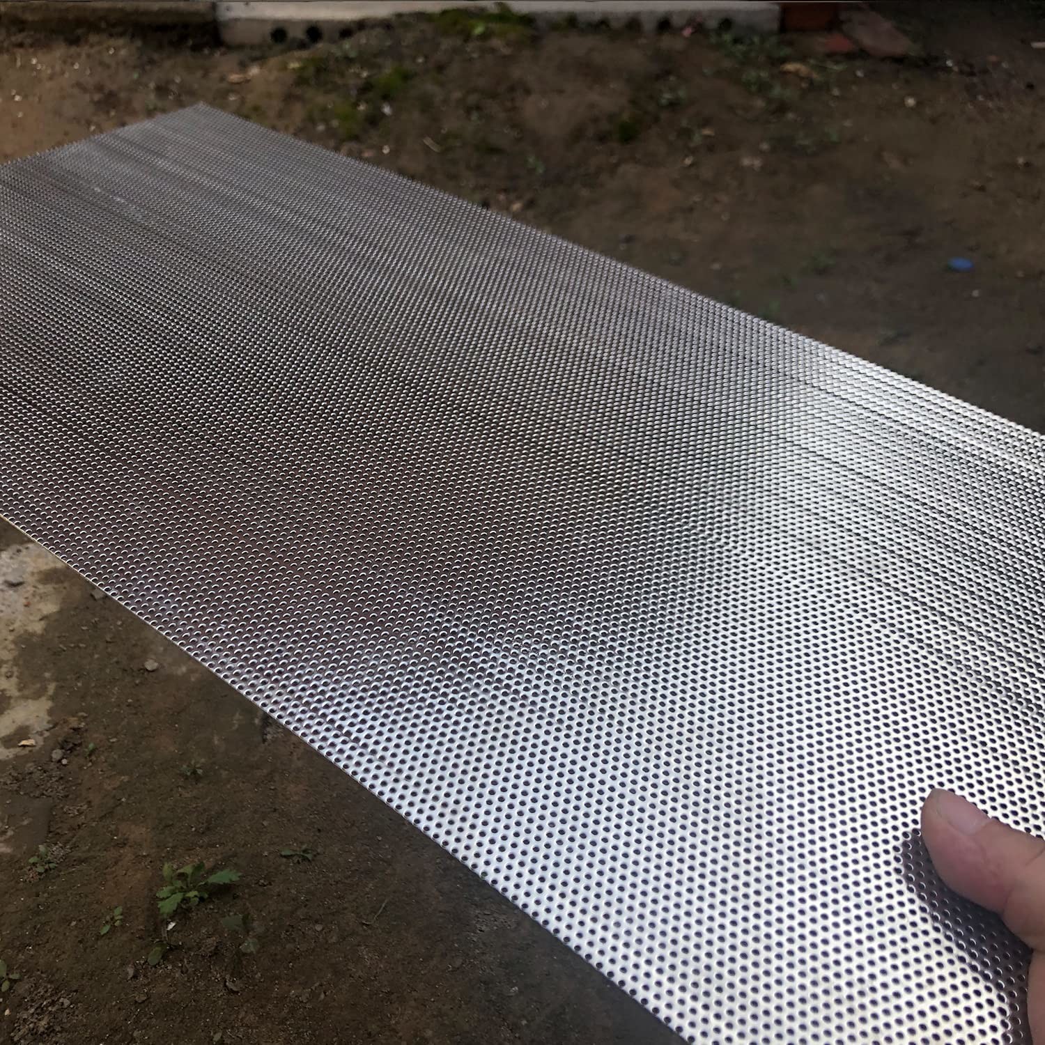 Powder Coating Architectural Exterior Facades Decoration Perforated Aluminum Metal Mesh