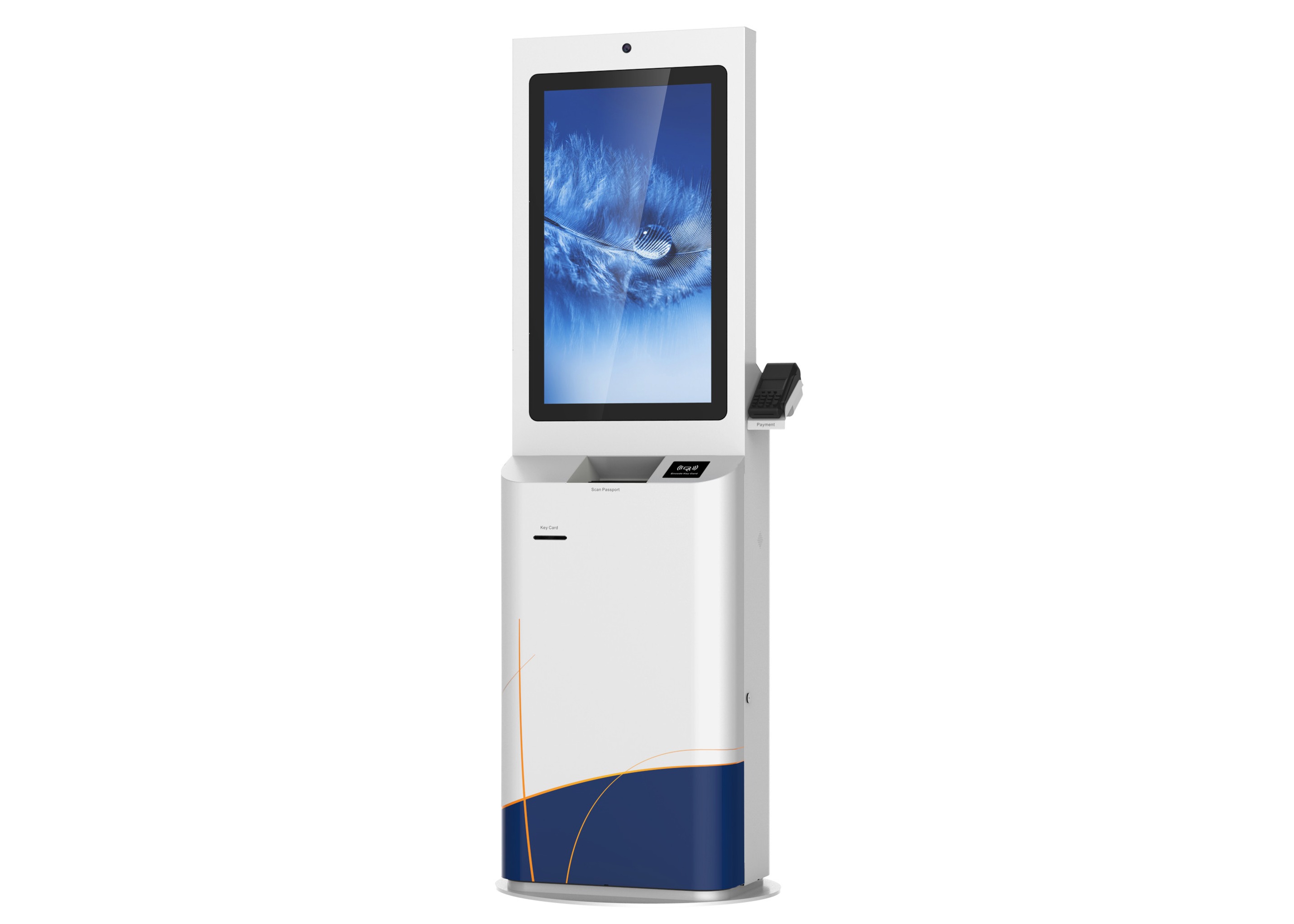 Advertising Single Screen Bill Payment Kiosk For Bank Information Service