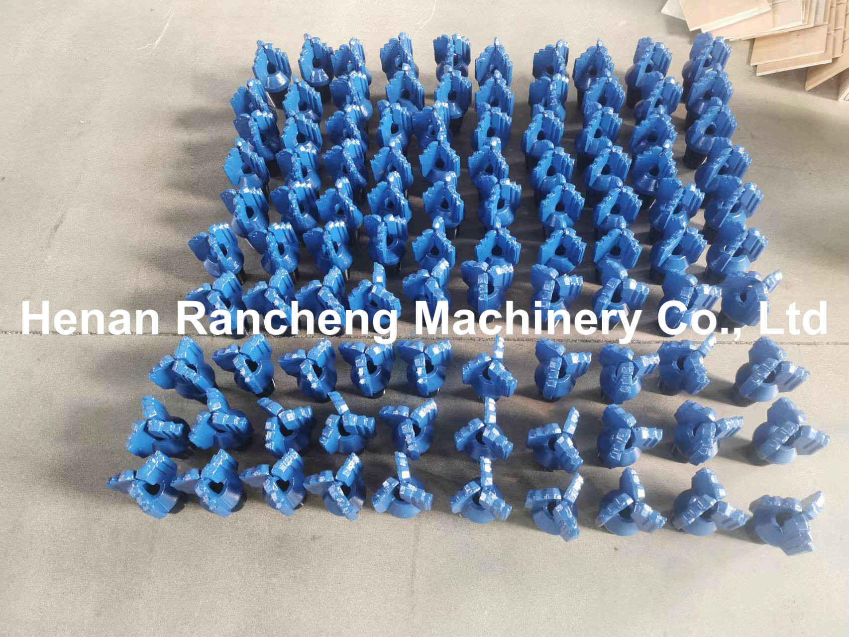 Water Well / Borehole Drilling Rig Tools Three Wing Step Drag Bit
