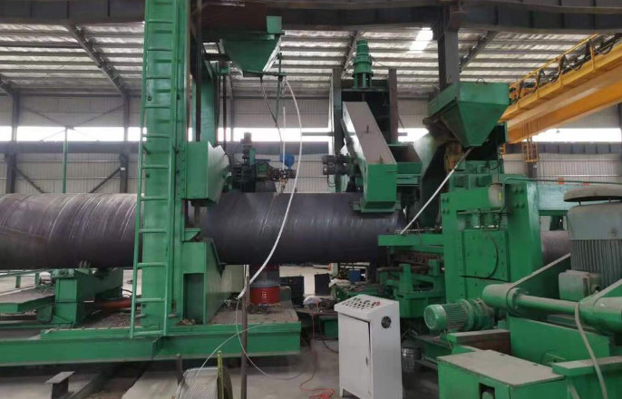 Fully Automatic Spiral Welded Pipe Mill Machine Ensure Accurate Forming