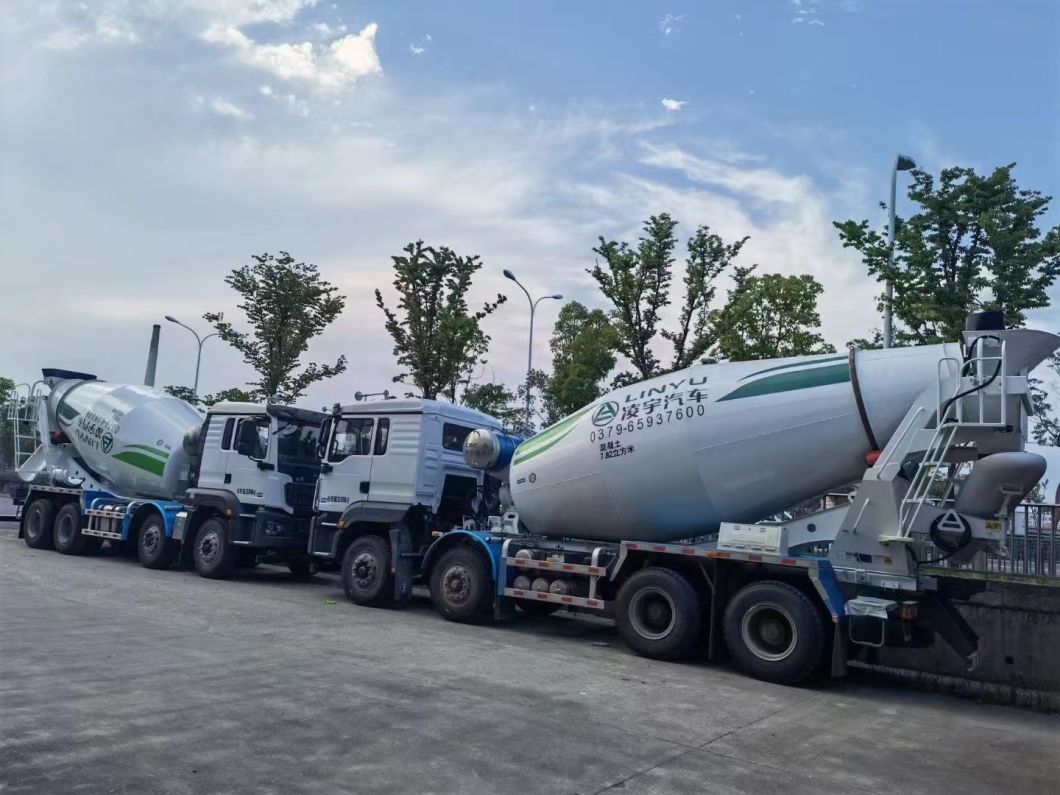 Used Concrete Mixer Truck 12cbm HOWO Chassis Concrete Mixing Plant