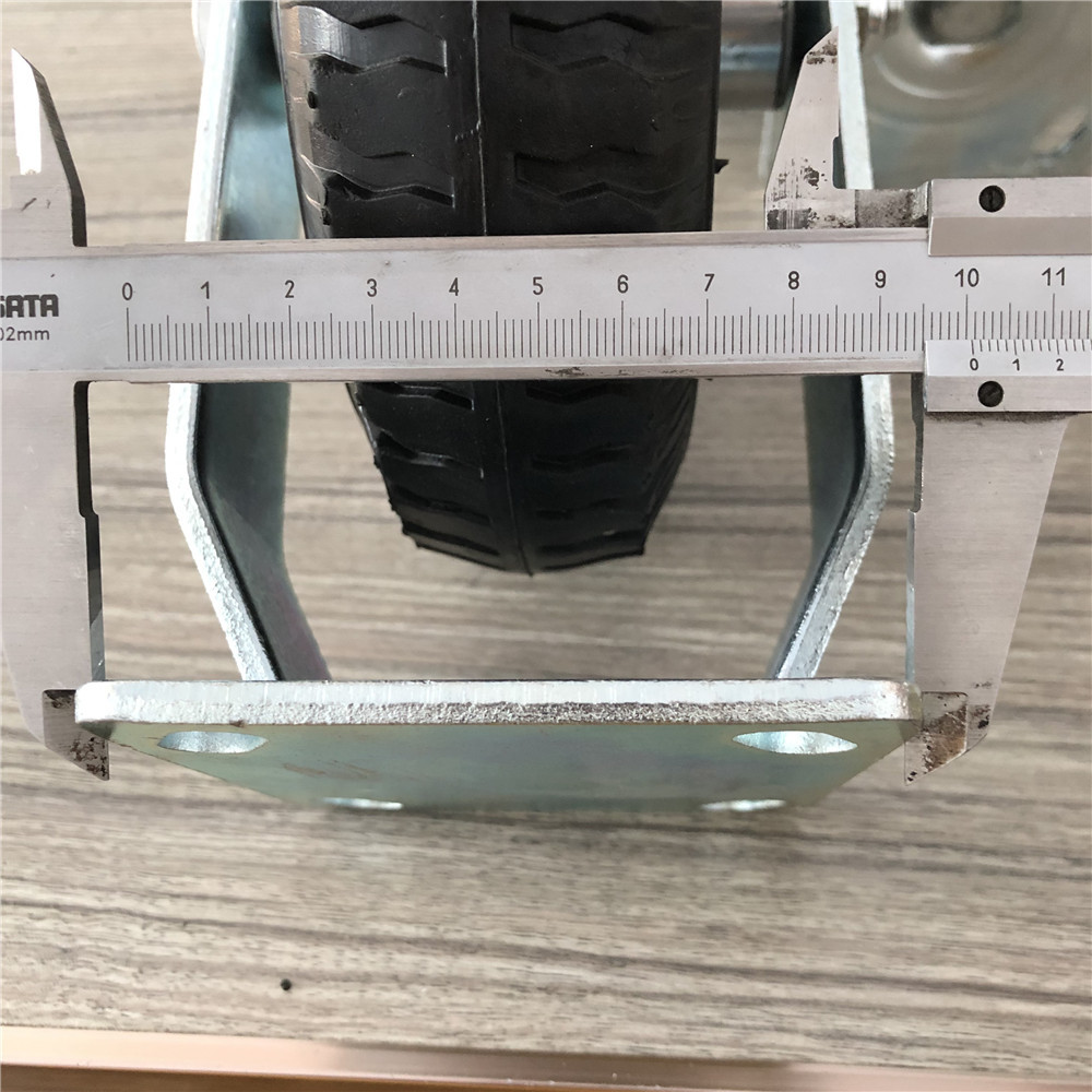 250-4 Rubber Caster Wheels Heavy Duty For Hand Cart