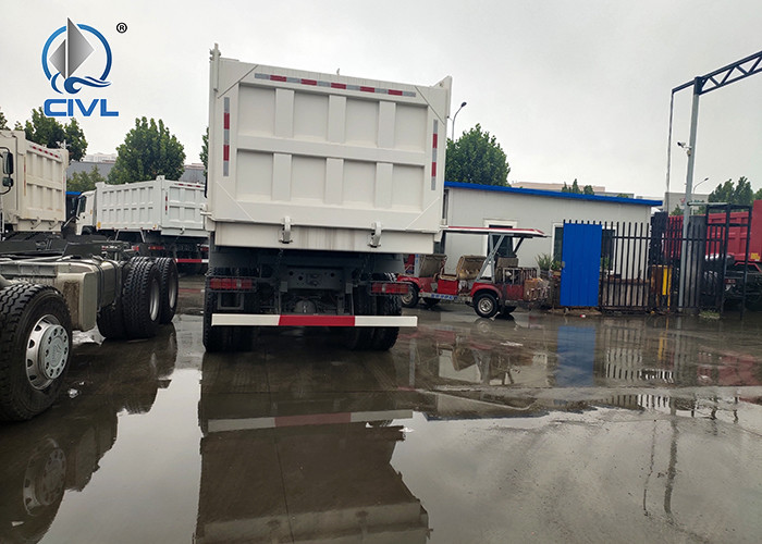 336/371HP Sinotruck Howo White/Red Colour Heavy Duty Dump Truck Tipper Truck Forconstruction site