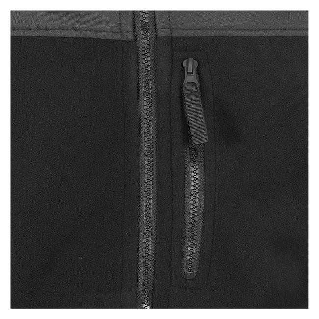 Wear Resistant Tactical Soft Shell Fleece Jacket Long Lasting Durability