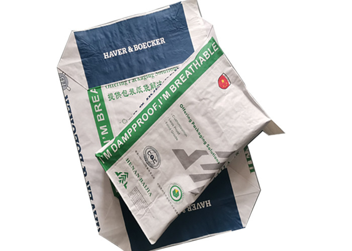 Large Empty White Kraft Paper Bags Water Proof Chemical Materials Powder Packaging
