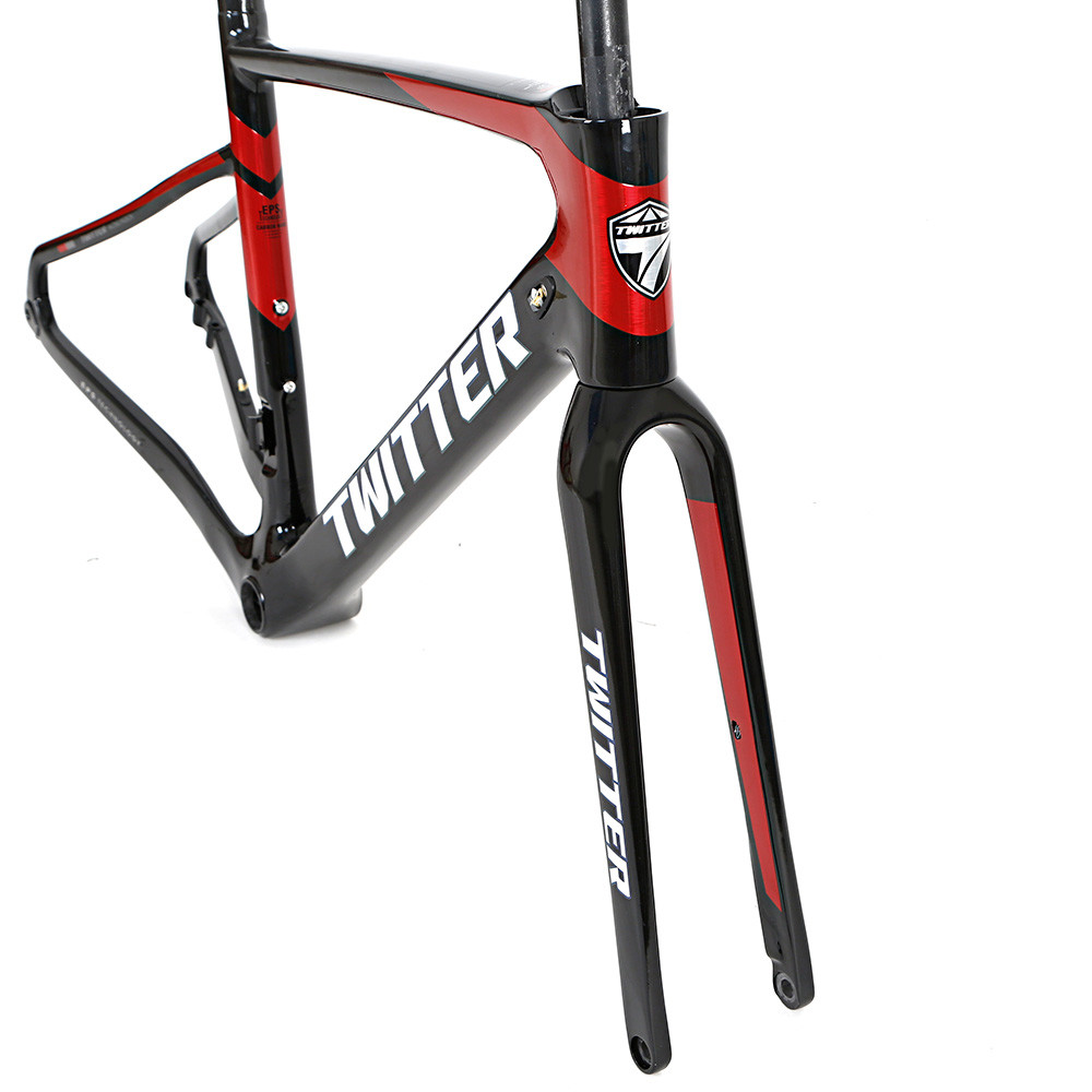 Cyclocross GRAVEL Disc Carbon Road Bike Frame Strong 700*40C