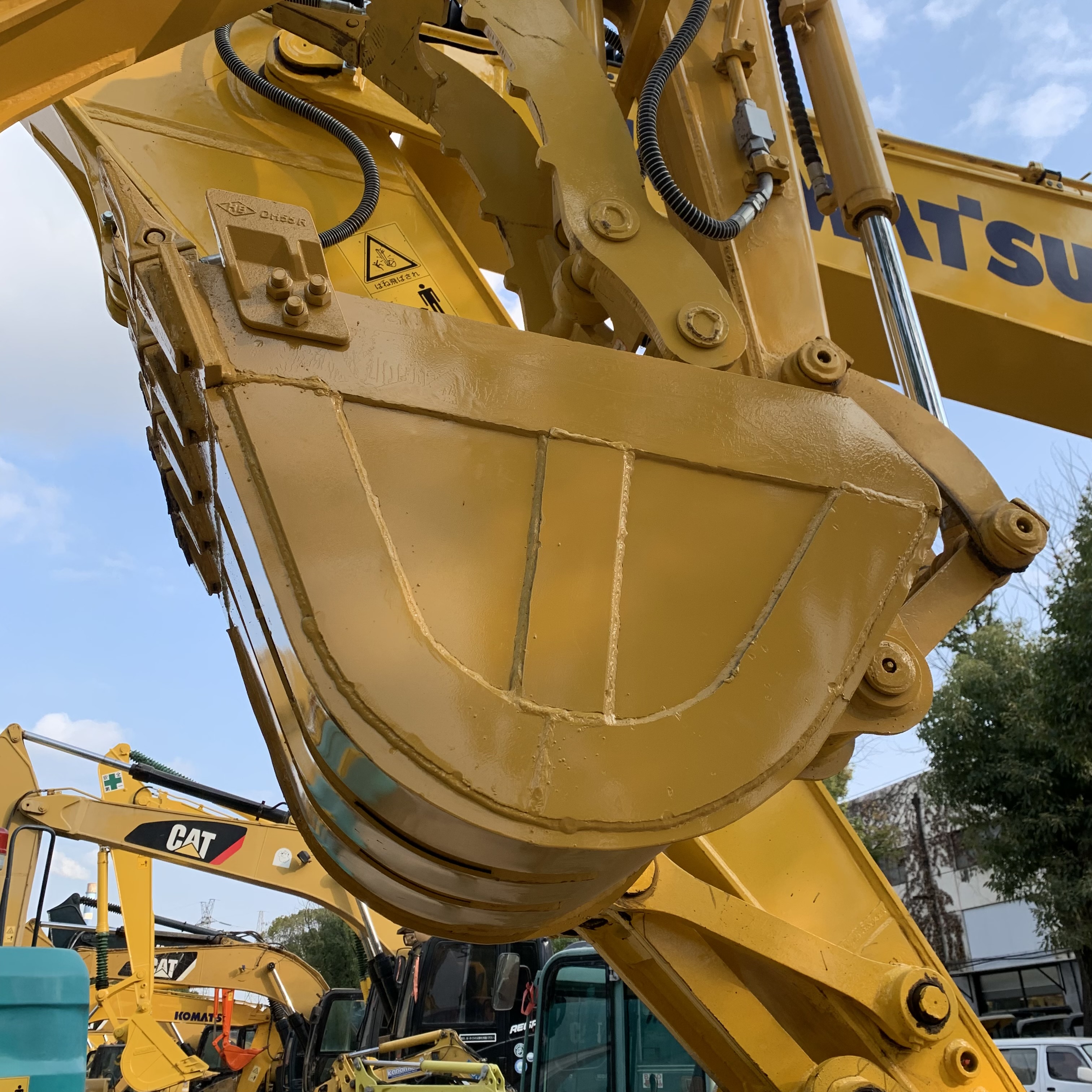 Used Komatsu PC55MR Mini Excavator 5 Ton Crawler Excavator Original Hydraulic Cylinder