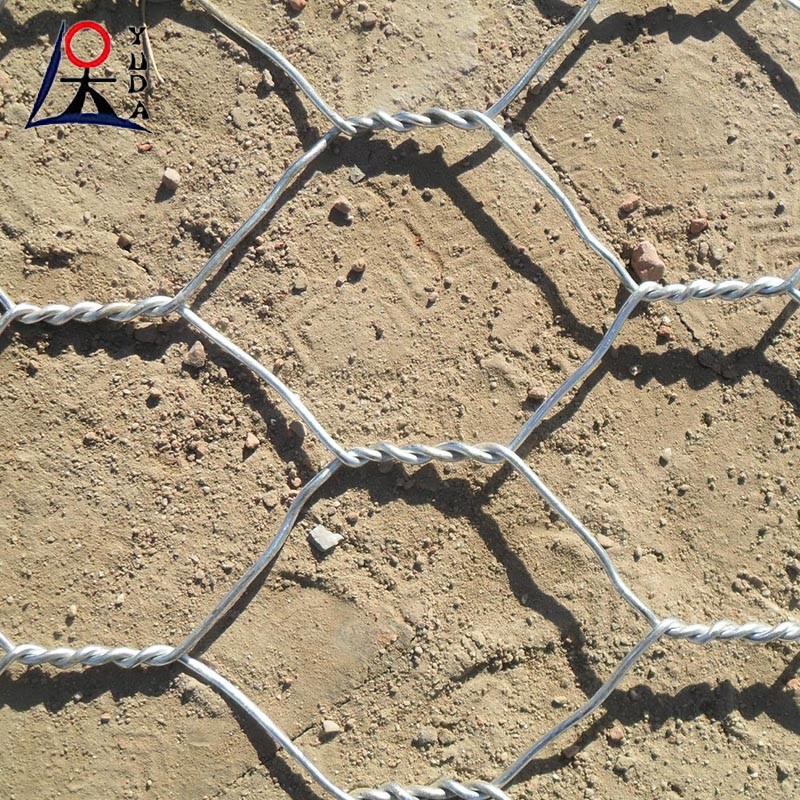 Stone Filled Wire Mesh Wall Gabion Basket Wall Welded Gabions Box
