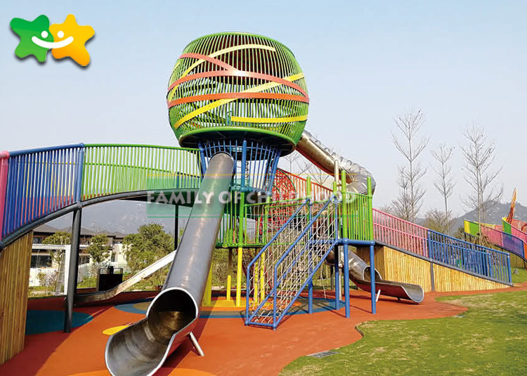 Airplane Outdoor Amusement Park Equipment For 3-14 Years Old Children