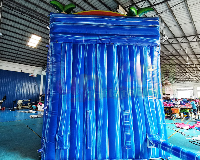 0.55mm PVC Outdoor Inflatable Water Slides Kids Bounce House