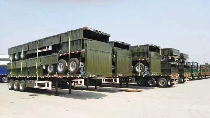 Truck 3-axle Fence Truck Cargo Semi Trailer Trailer Fence Side Wall Semi Trailer China Supplier