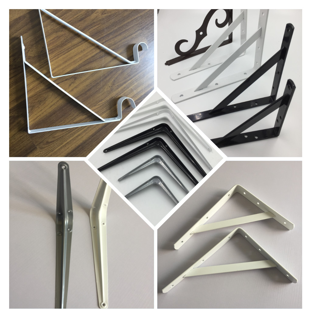 10 Inch 30mm Corner Shelf Bracket Adjustable Angle Metal Shelving Brackets