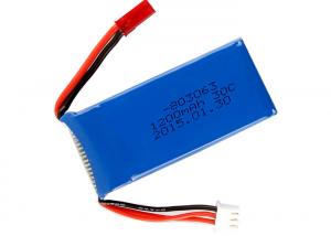 China 30C Rechargeable RC Helicopter Battery 1200mAh 7.4V , 12 Months Warranty on sale