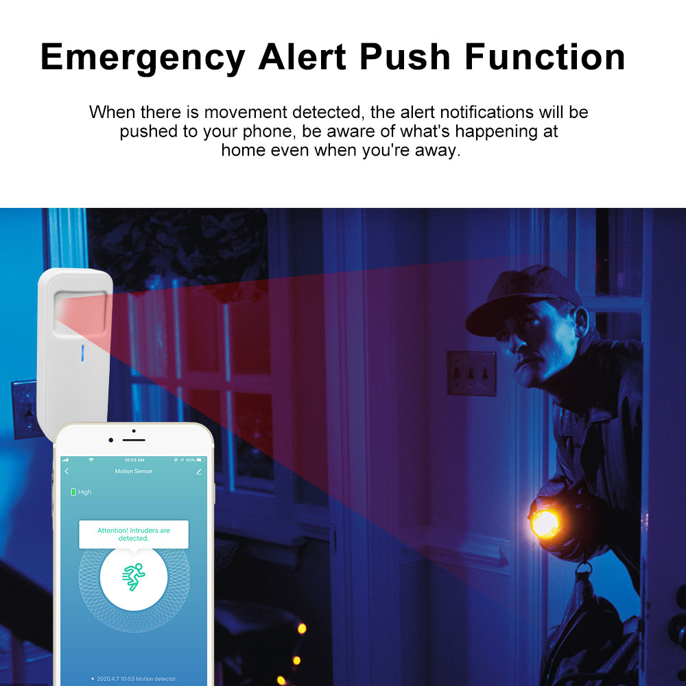 Factory Tuya Smart Home Security Direct Wifi Pir Human Motion Sensor