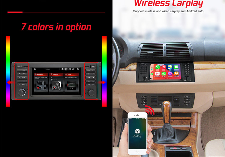 GPS Navigation OEM Car Radio , BMW Multimedia Player With 1080p Reverse Camera