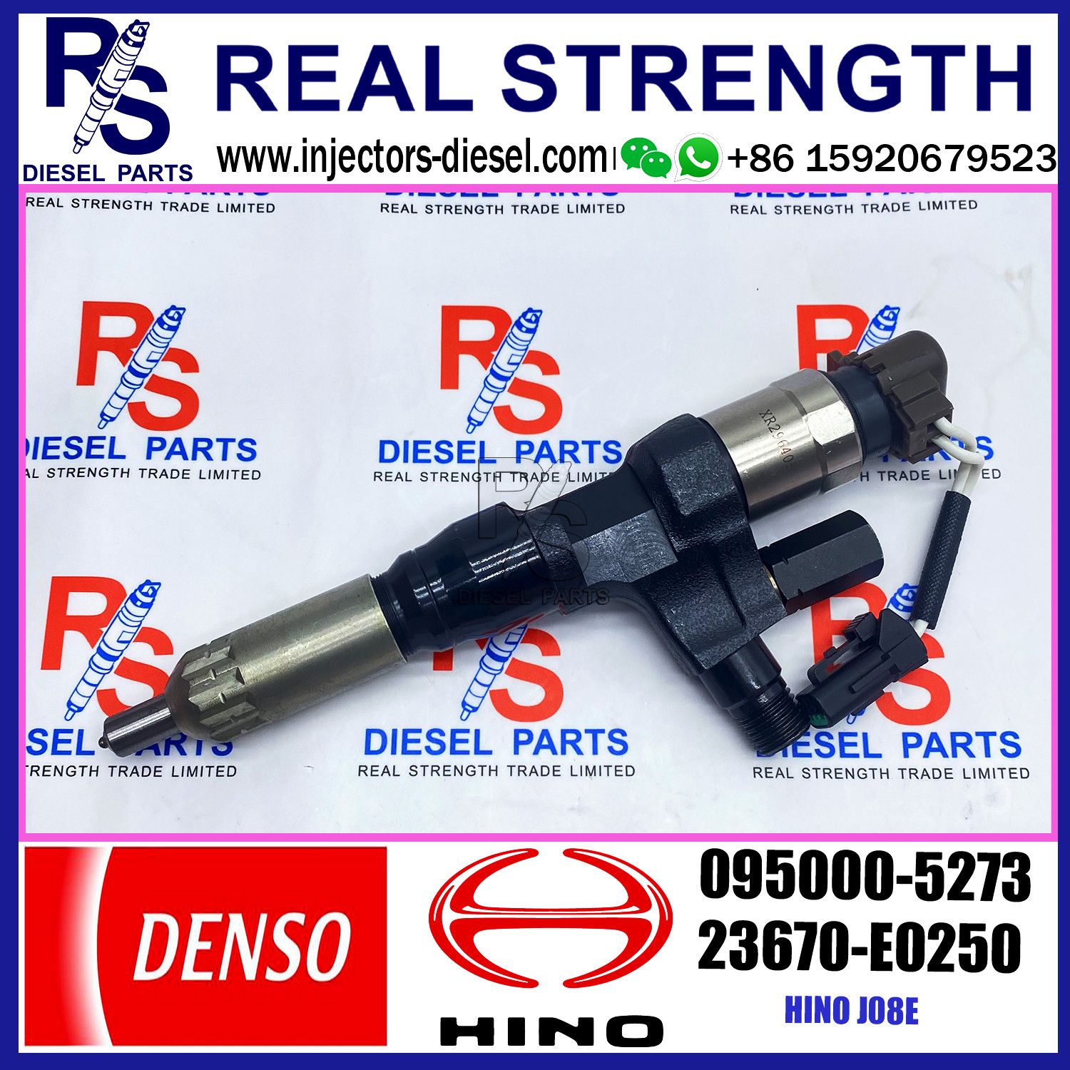 Common Rail Fuel injector 095000-5270 095000-5271 095000-5273 095000-5274 for HINO J08E 23670-E0250